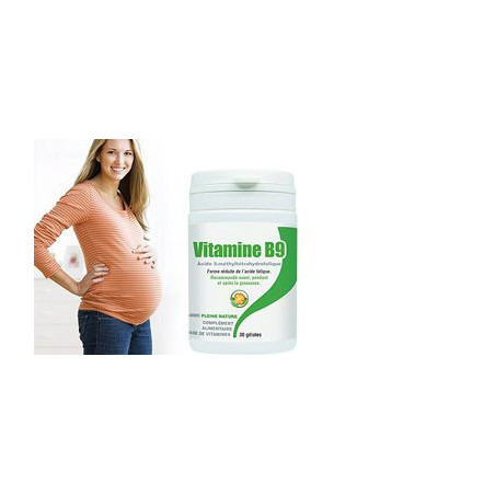 VITAMINE B9 Acide Folique 30 gélules -