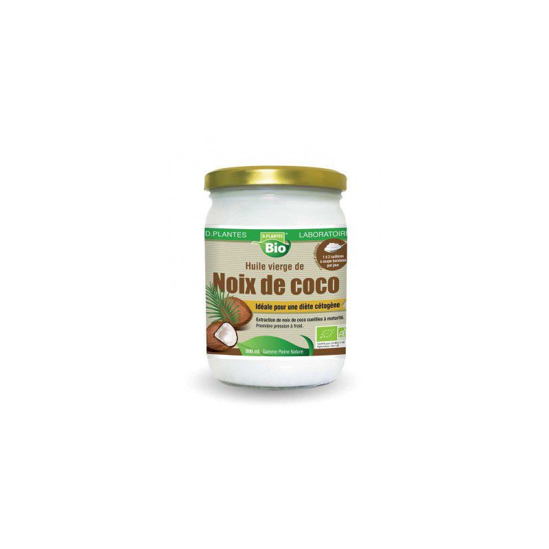 Huile de Coco Bio DPLANTES Diète cétogène Cuisine Système nerveux Masque cheveux santé triglycéride Huile de Coco Bio DPLANTES Diète cétogène Cuisine Système nerveux Masque cheveux santé triglycéride