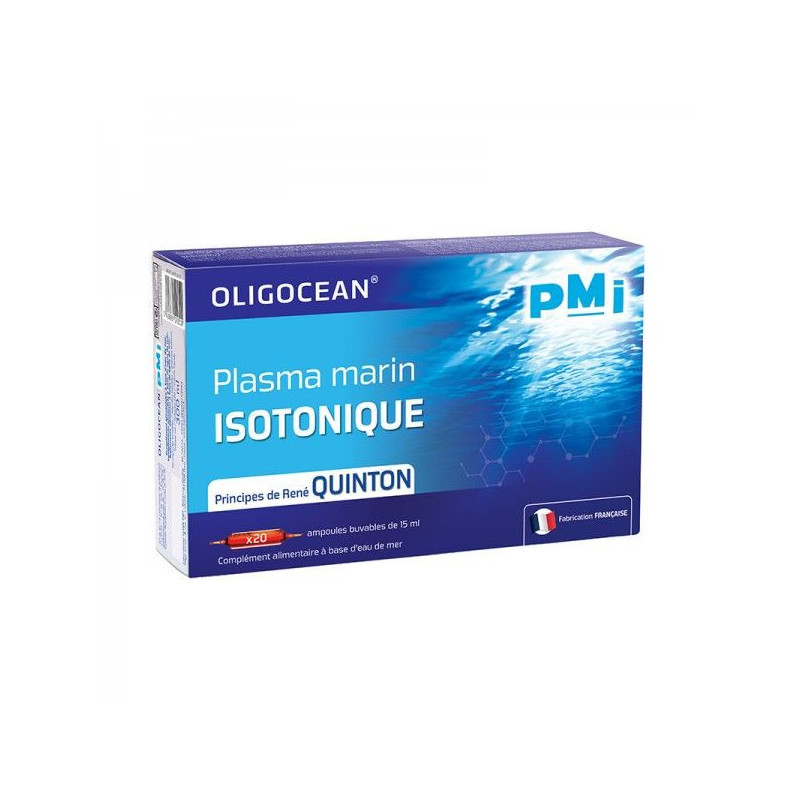 PMI Plasma marin isotonique Oligocéan Superdiet 30 60 ampoules Selon Quinton France Ile de groix PMI Plasma marin isotonique Oligocéan Superdiet 30 60 ampoules Selon Quinton France Ile de groix
