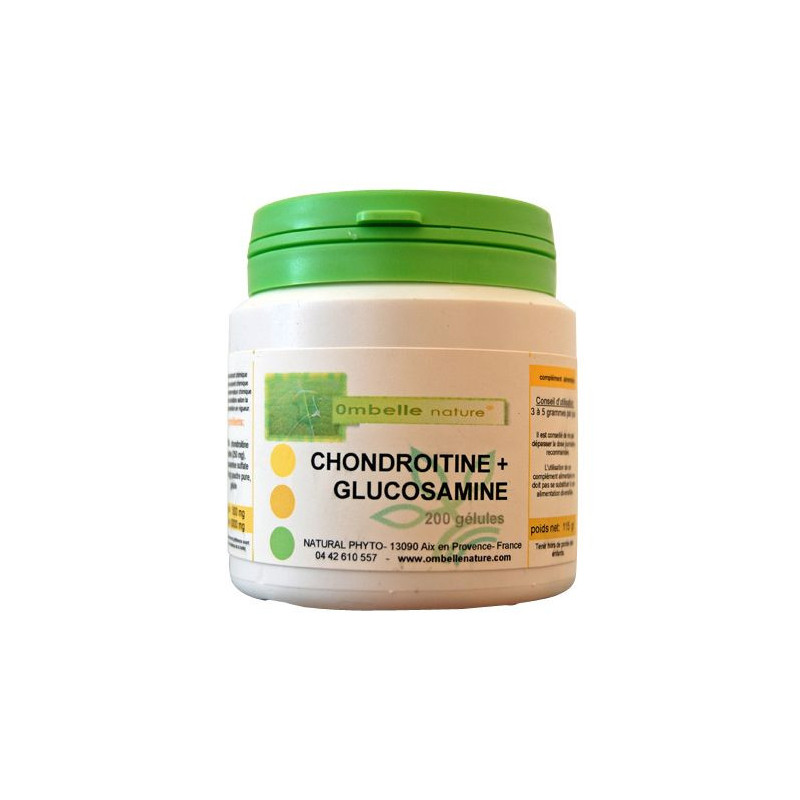 Chondroitine Glucosamine Gélules 100% poudre pure Articulations arthrose  cartilage douleurs genou  