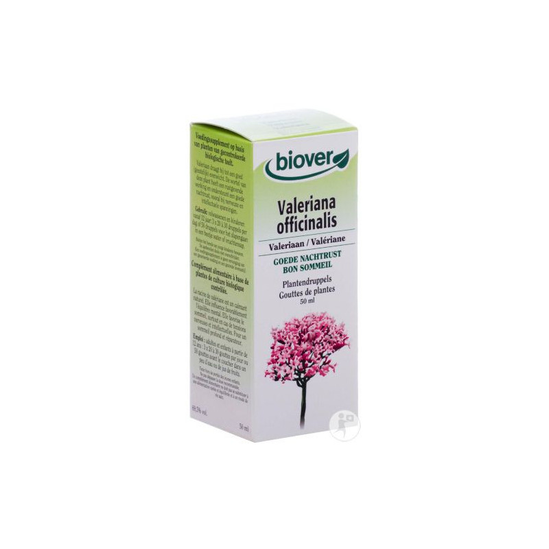 Teinture mère de Valériane Bio 50 ml BIOVER Valériana officinalis Sommeil Insomnie Réveil nocturne Teinture mère de Valériane Bio 50 ml BIOVER Valériana officinalis Sommeil Insomnie Réveil nocturne