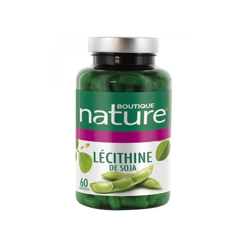 LECTITHINE de SOJA 60 capsules sans OGM LECTITHINE de SOJA 60 capsules sans OGM