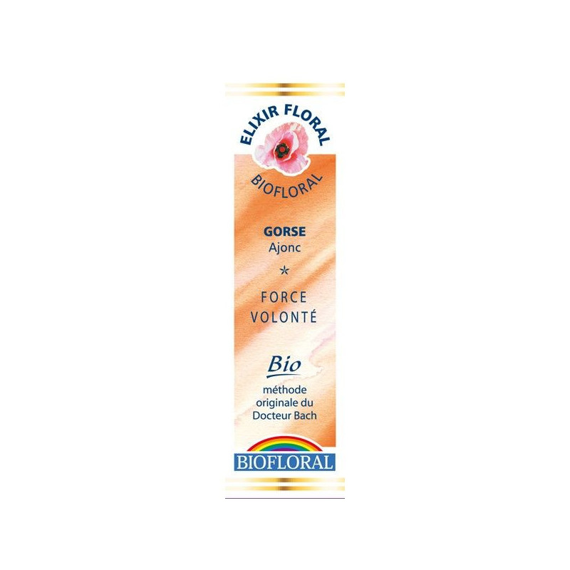 AJONC Gorse Bio Elixir floral biofloral 20 ml Pessimisme résignation Dépression Nostalgie découragem AJONC Gorse Bio Elixir floral biofloral 20 ml Pessimisme résignation Dépression Nostalgie découragem
