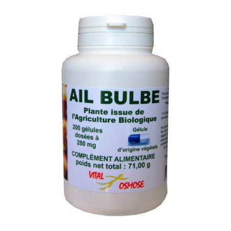 Ail Bulbe Bio -  200 gélules
