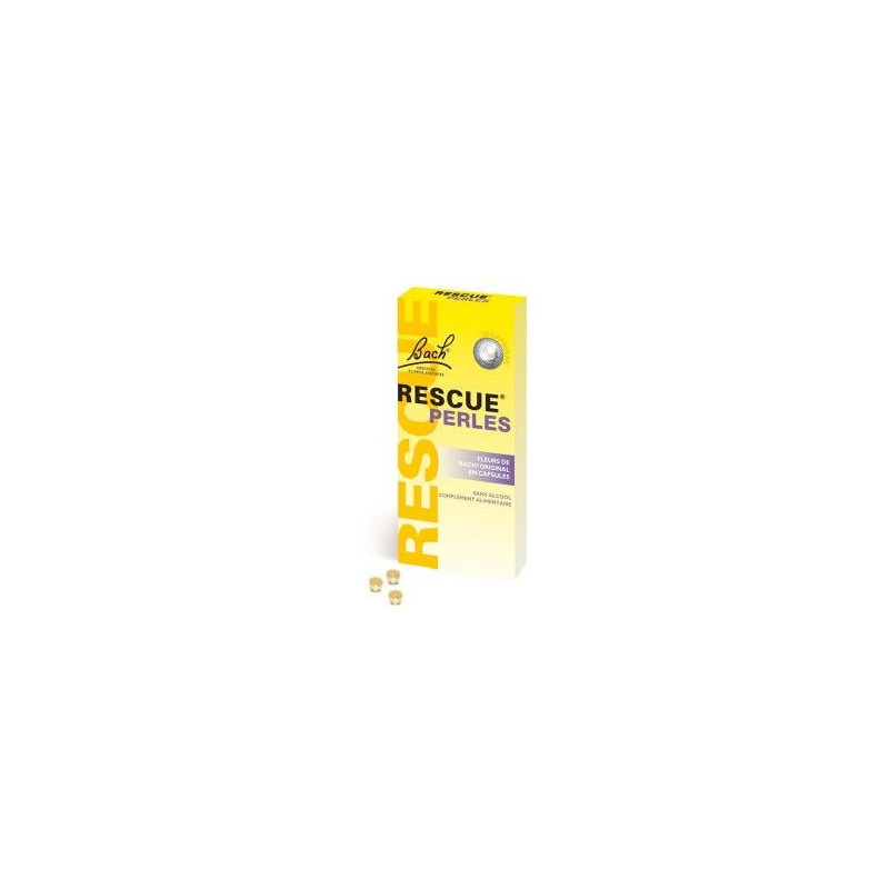 RESCUE perles fleurs de Bach sérénité courage anxiété crise d'angoisse 28 capsules l'original stress RESCUE perles fleurs de Bach sérénité courage anxiété crise d'angoisse 28 capsules l'original stress
