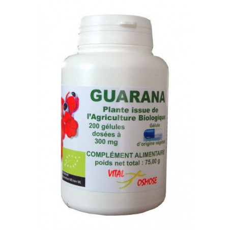 Guarana Bio - 200 gélules