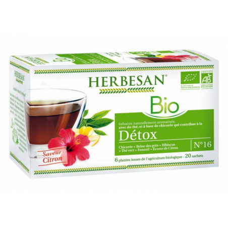 infusion Détox bio Herbesan N°16
