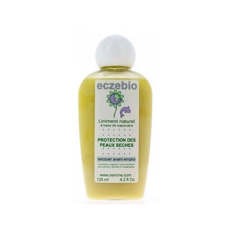ECZEBIO Liniment naturel Bio 125 ml OEMINE Eczéma peau sèche squameuse saponaire calendula atopique ECZEBIO Liniment naturel Bio 125 ml OEMINE Eczéma peau sèche squameuse saponaire calendula atopique