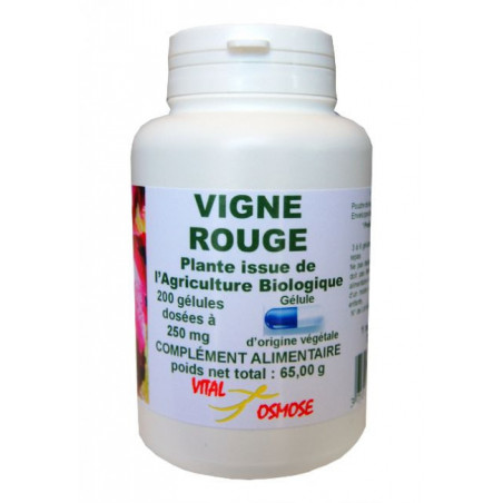 Vigne rouge Bio - 200 gélules