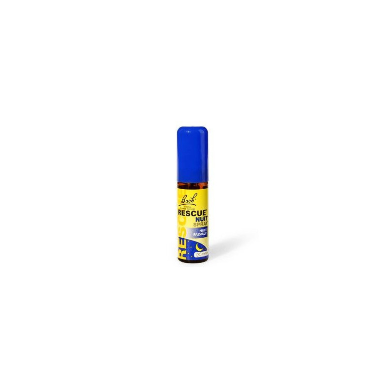 RESCUE Nuit Spary 20 mlFleurs de Bach Clematis Impatiens Prunus omithogalum insomnie s'endormir stre RESCUE Nuit Spary 20 mlFleurs de Bach Clematis Impatiens Prunus omithogalum insomnie s'endormir stre