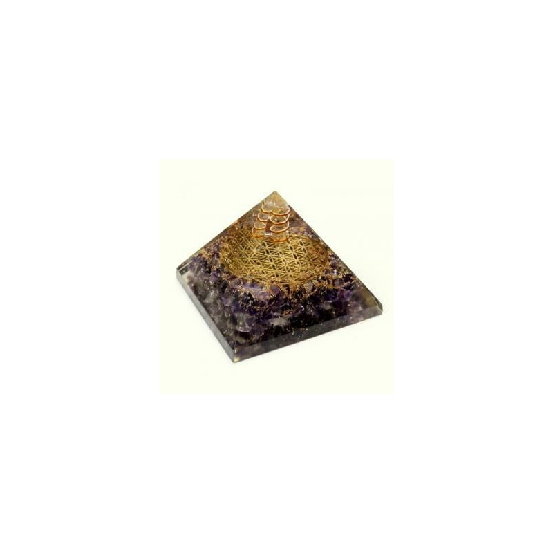 ORGONITE Pyramide fleur de Vie Energie Méditation Stress Sommeil anti ondes magnétiques pierres vibr ORGONITE Pyramide fleur de Vie Energie Méditation Stress Sommeil anti ondes magnétiques pierres vibr