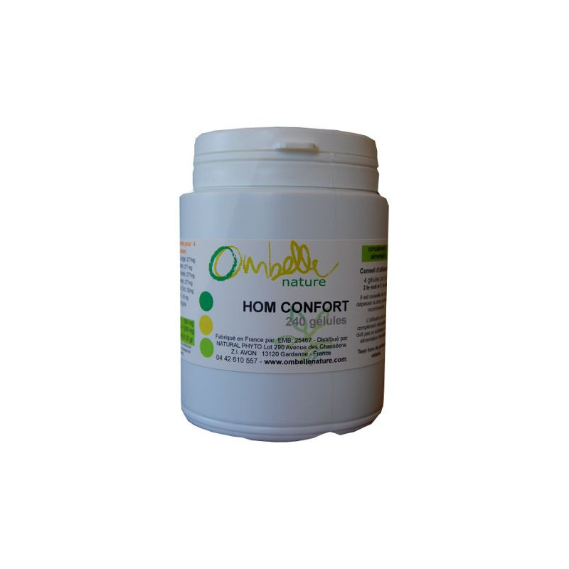 HOM CONFORT Urinaire et Prostate Gélules Santaflor Epilobe Saw palmetto Pépins de courge Zinc Vit E HOM CONFORT Urinaire et Prostate Gélules Santaflor Epilobe Saw palmetto Pépins de courge Zinc Vit E