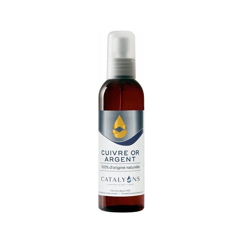 Vapo cuivre or argent colloïdal Catalyons 150 ml Vapo cuivre or argent colloïdal Catalyons 150 ml