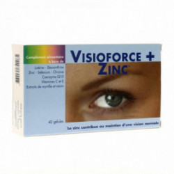 Visioforce + Zinc - 40 Gélules