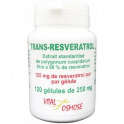 TRANS RESVERATROL - 120 gélules - DDM 11/23