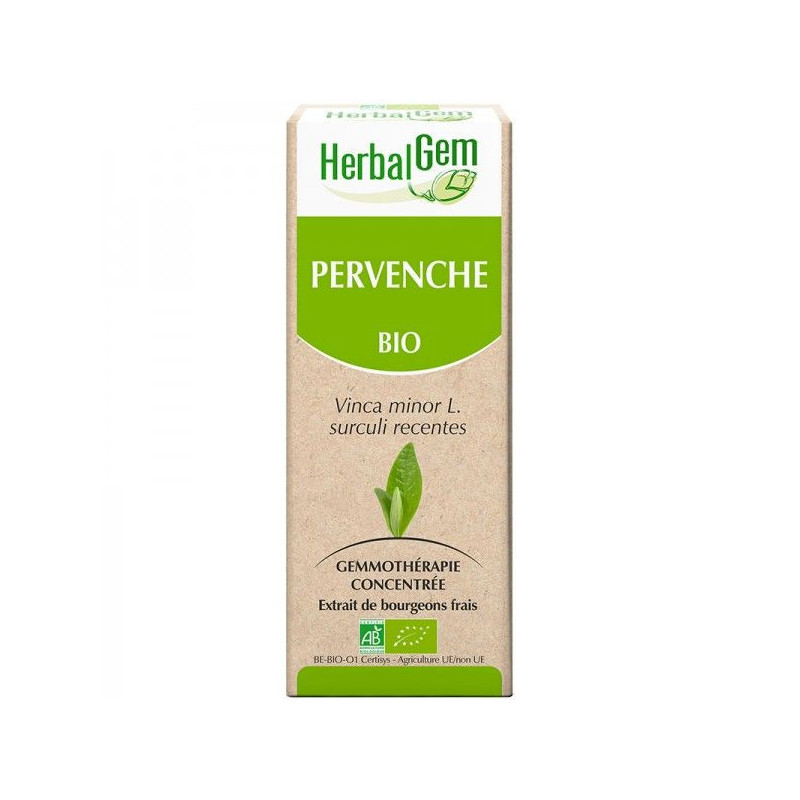 Pervenche Nouveau Bio 50 ml Gemmothérapie Circulation cérébrale alzheimer mémoire concentration Pervenche Nouveau Bio 50 ml Gemmothérapie Circulation cérébrale alzheimer mémoire concentration