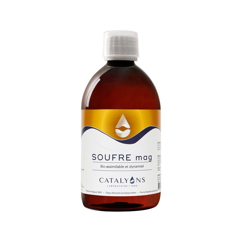SOUFRE Catalyons 500 ml sulfate de magnésium solution foie vesicule biliaire intestin choledoque