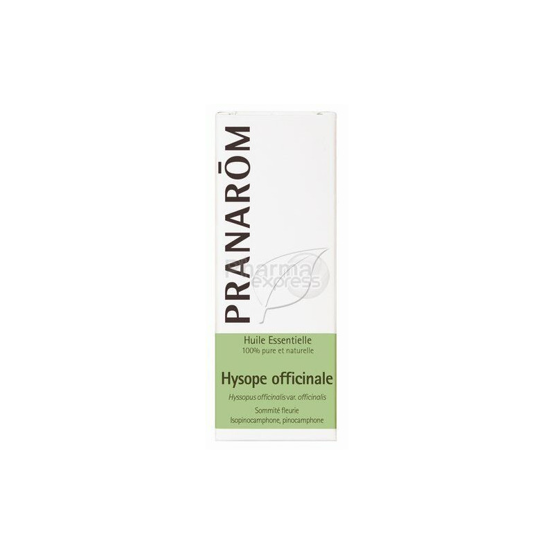 Huile essentielle d'Hysope officinale Hyssopus officinalis var. officinalis Pranarom Huile essentielle d'Hysope officinale Hyssopus officinalis var. officinalis Pranarom