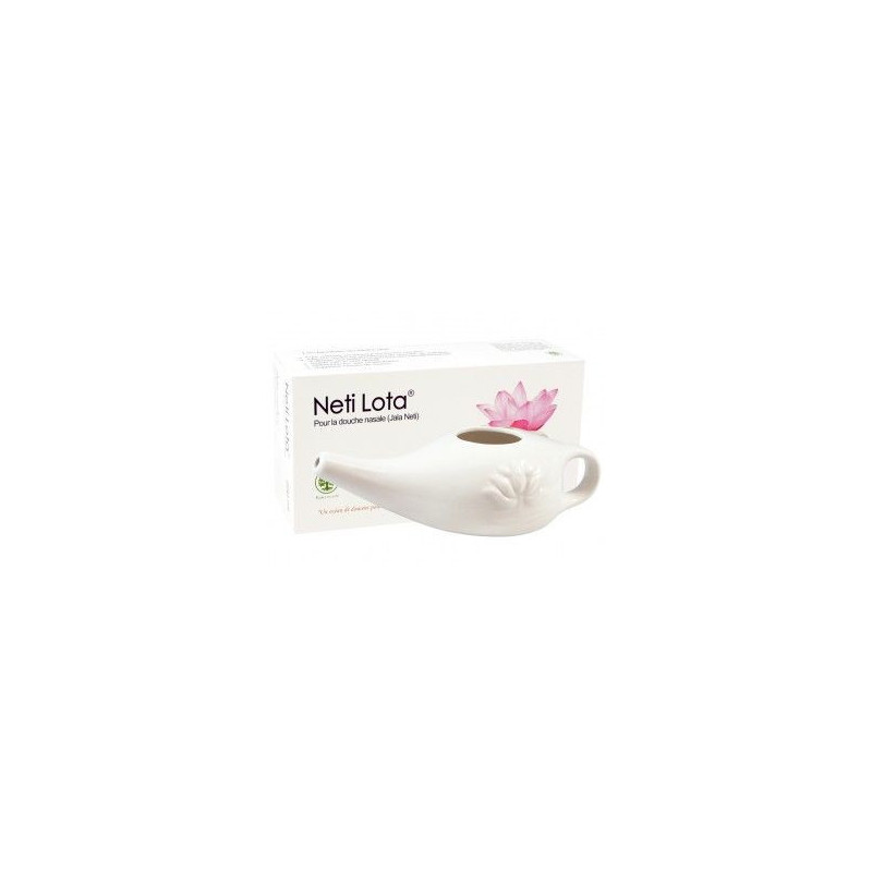 Kit LOTA + Fleur de sel de guérande Jala Neti douche nasale ayurvedique Neti Lota muqueuse nez pollu Kit LOTA + Fleur de sel de guérande Jala Neti douche nasale ayurvedique Neti Lota muqueuse nez pollu