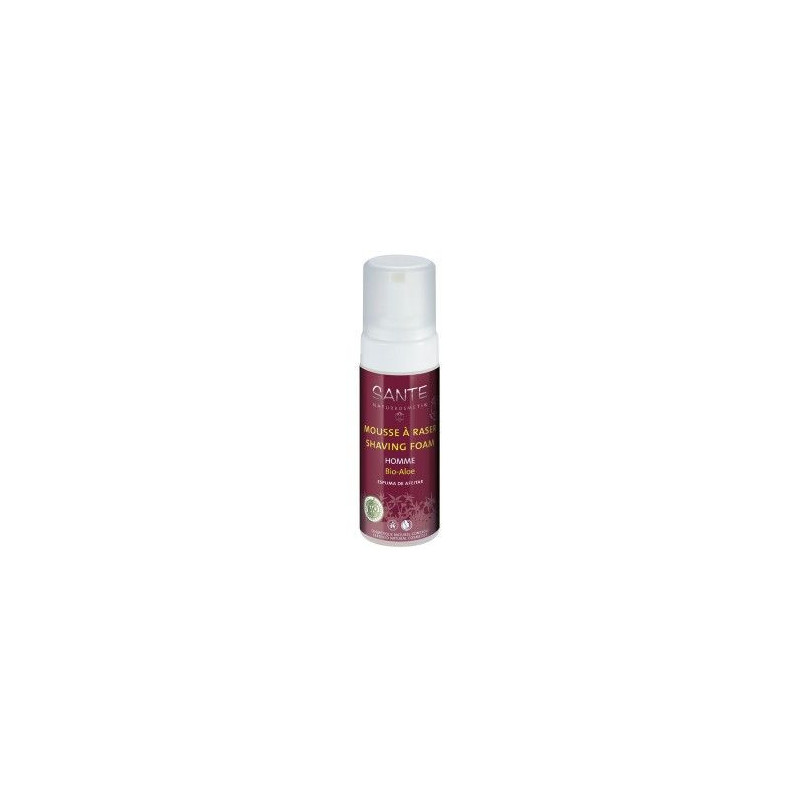Mousse à raser bio végan 150 ml naturkosmetik Homme Aloe vera jojoba huile pépin de raisin hamamélis Mousse à raser bio végan 150 ml naturkosmetik Homme Aloe vera jojoba huile pépin de raisin hamamélis
