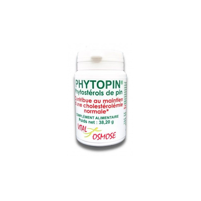 PHYTOPIN gélules vitalosmose Phytostérols de pin naturels coeur prévention cholesterol prévention ca