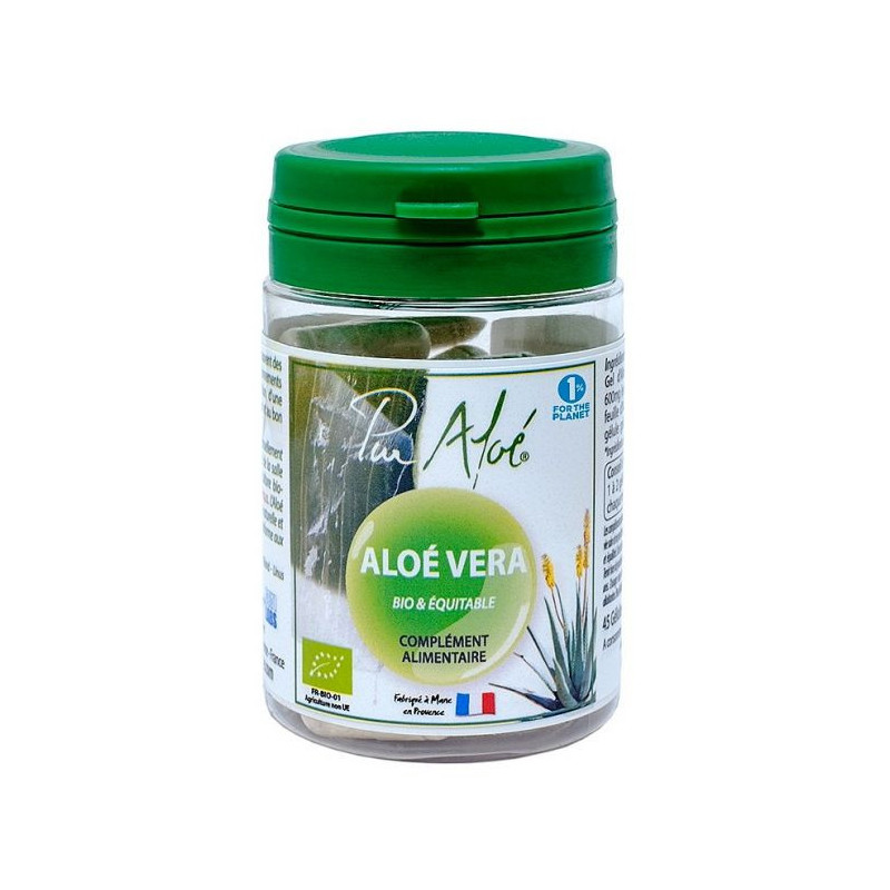 Aloé vera bio 45 gélules Aloé vera bio 45 gélules