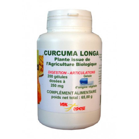 Curcuma bio - 200 gélules