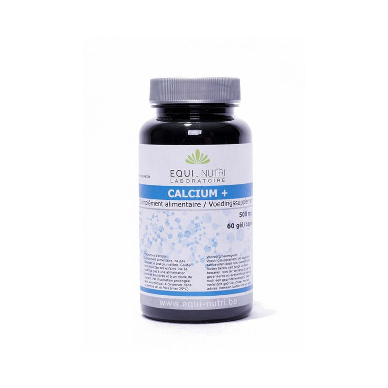 Calcium Plus 500 mg en gélules d'origine végétale Calcium Plus 500 mg en gélules d'origine végétale
