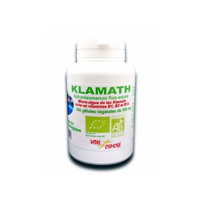 Algue Klamath biologique Oregon USA Algue Klamath biologique Oregon USA