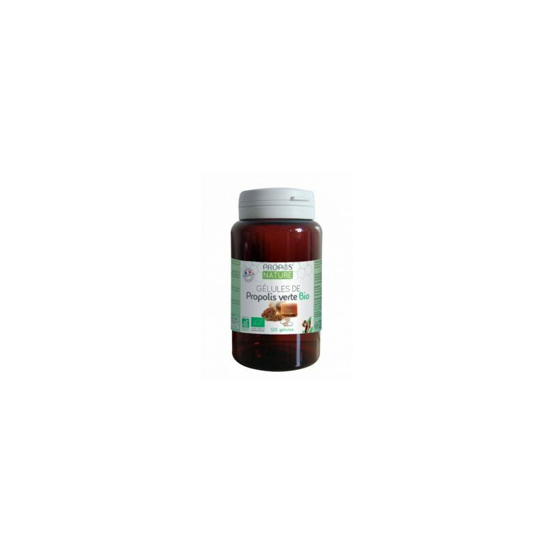Propolis verte biologique en gélules d'origine marine Propolis verte biologique en gélules d'origine marine