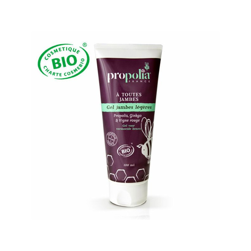 Gel jambes légères Bio à la propolis Gel jambes légères Bio à la propolis