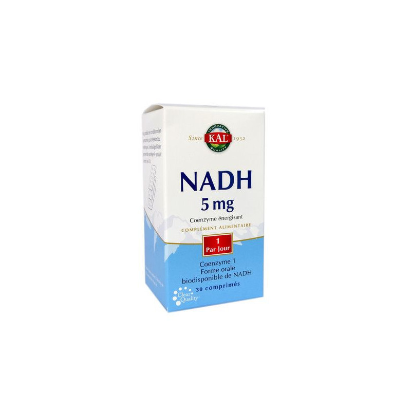 NADH 5mg 30 comprimés SOLARAY NADH 5mg 30 comprimés SOLARAY