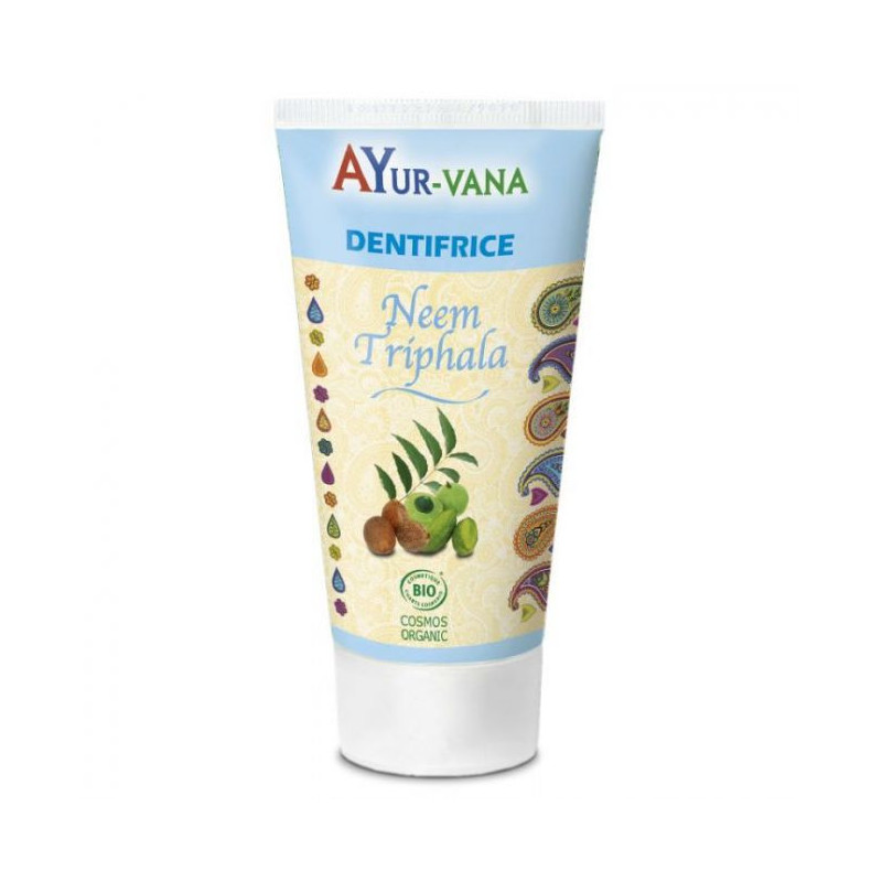 Dentifrice ayurvédique bio aux extraits de Neem et Triphala Dentifrice ayurvédique bio aux extraits de Neem et Triphala