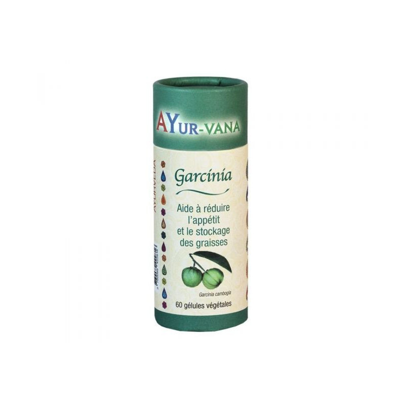 Garcinia Bio - 60 gélules - Ayur-Vana : Aide à réduire le stockage des graisses Garcinia Bio - 60 gélules - Ayur-Vana : Aide à réduire le stockage des graisses