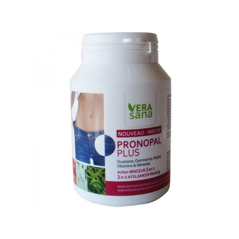 Pronopal Plus - 90 capsules - Vera Sana - Action Minceur 3 en 1 Pronopal Plus - 90 capsules - Vera Sana - Action Minceur 3 en 1
