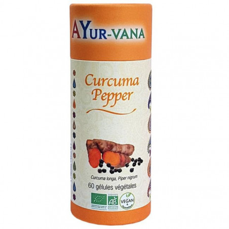 Curcuma pepper bio - 60 gélules