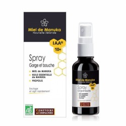 Spray Bio Gorge & Bouche au Miel de MANUKA IAA 10+