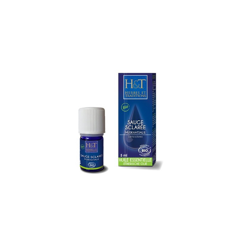 Huile essentielle Sauge Sclarée 5ml bio Huile essentielle Sauge Sclarée 5ml bio