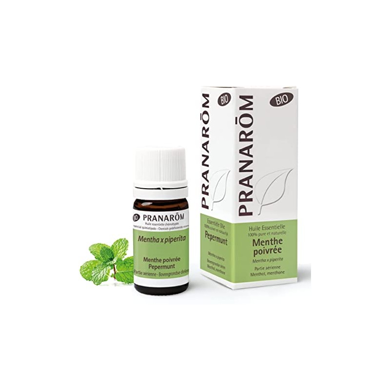 Huile Essentielle de Menthe Poivrée Bio 10ml Huile Essentielle de Menthe Poivrée Bio 10ml