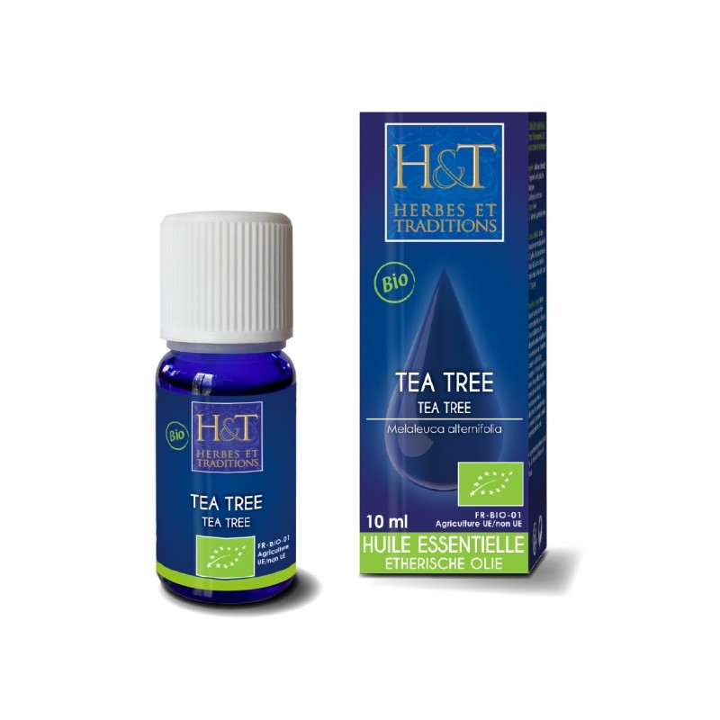Huile essentielle de TEA TREE arbre à thé; Mélaleuca alternifolia , antibacterien, mycoses, acné,